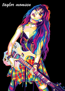 Taylor Momsen with Guitar