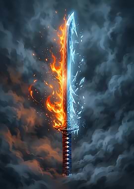 Fire and Ice Katana
