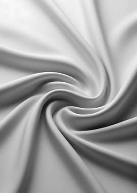 Swirling White Fabric