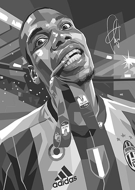 Football Player with Medal