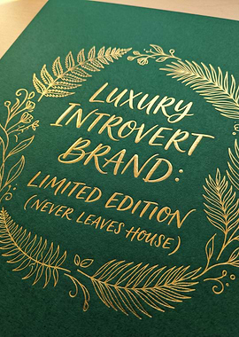 Luxury Introvert Brand Limited Edition