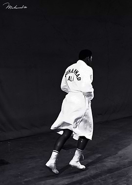 Muhammad Ali in Robe