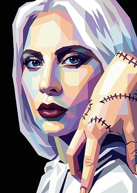 Pop Art Portrait of a Woman