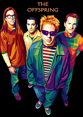 The Offspring Band Pop Art