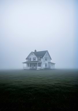 Abandoned House in Fog
