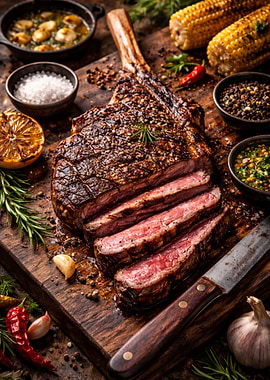 Tomahawk Steak Dinner