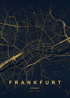 Frankfurt City Map