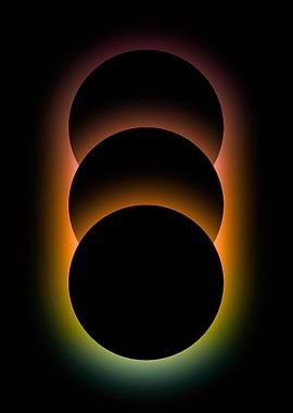Abstract Eclipse Gradient