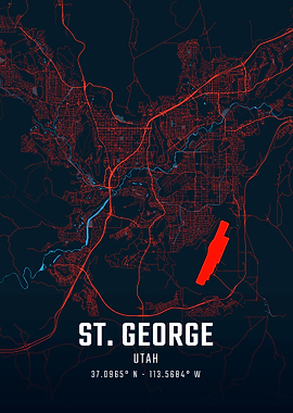 St. George Utah City Map
