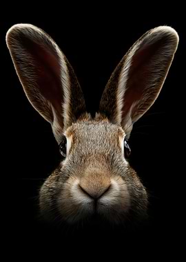 Close-up of a Rabbit's Face