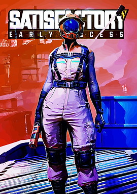 Satisfactory Early Access Game Art
