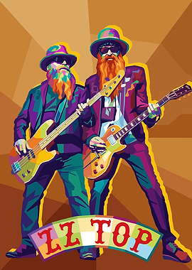 ZZ Top Pop Art