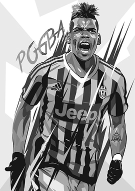 Paul Pogba Juventus Art