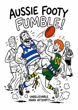 Aussie Rules Football Fumble