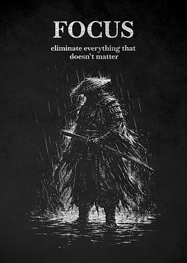 Samurai in the Rain Focus