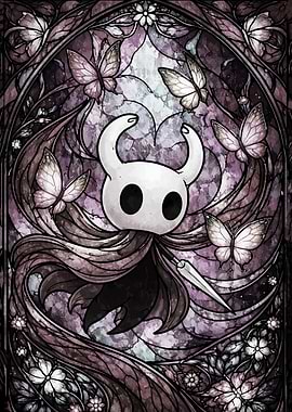 Hollow Knight Stained Glass Art