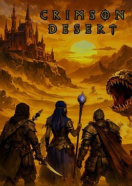 Crimson Desert Fantasy Art