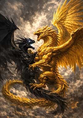 Epic Dragon Battle