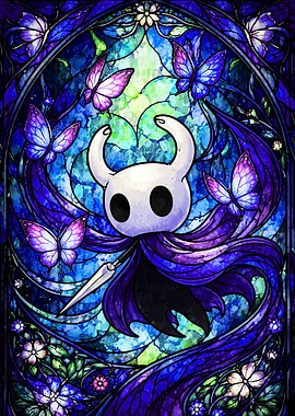 Hollow Knight Stained Glass Art