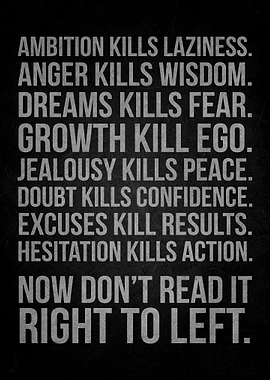 Inspirational Text Art