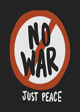 No War Just Peace Symbol