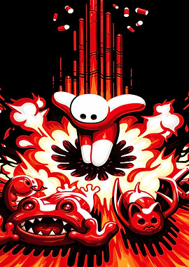 Downwell Game Cover