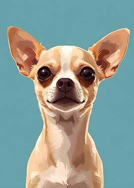 Cute Chihuahua Dog Portrait