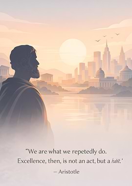 Aristotle's wisdom on excellence