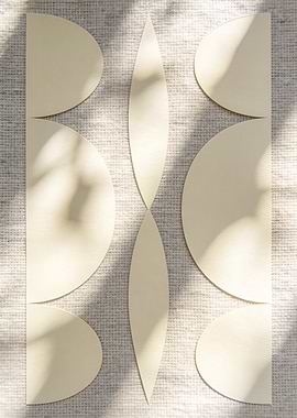 Abstract Geometric Wood Wall Art