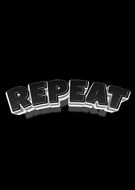 Repeat Text Art