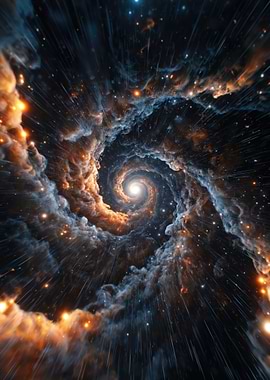 Cosmic Spiral Nebula