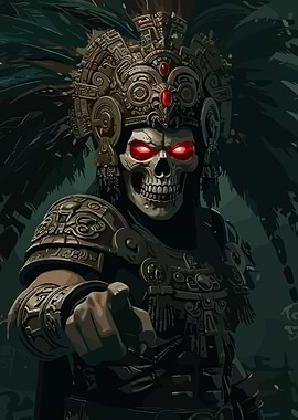 Aztec Skeleton Warrior