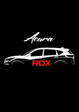 Acura RDX Car Silhouette