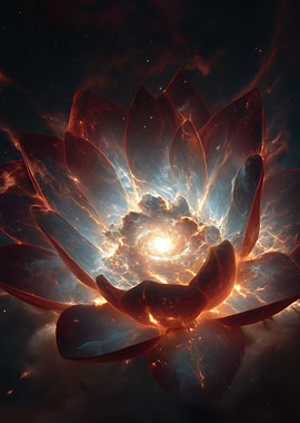 Cosmic Lotus Flower