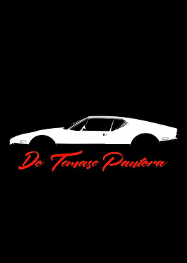 De Tomaso Pantera Silhouette