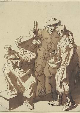 Group of people with a baby