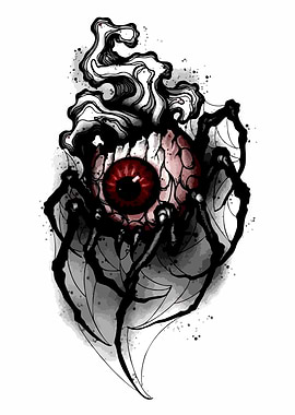 Spider Eye with Smoke