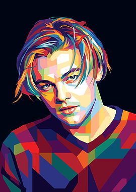 Leonardo DiCaprio Pop Art Portrait