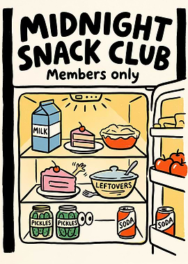 Midnight Snack Club Fridge