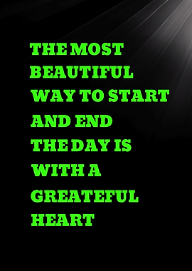 Inspirational Quote on Black Background