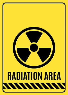 Radiation Area Warning Sign