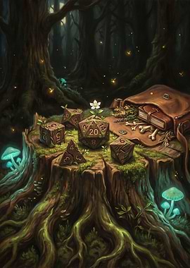 Enchanted Forest Dice Set