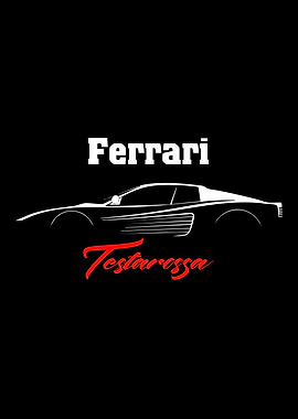 Ferrari Testarossa Silhouette