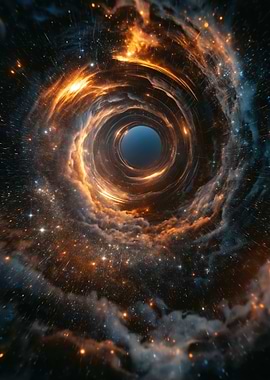 Cosmic Wormhole with Stars