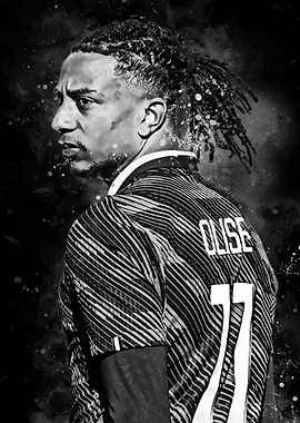 Michael Olise Football Portrait