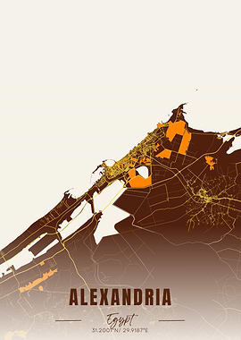 Alexandria Egypt Map