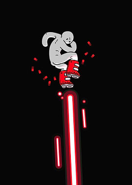 Downwell Game Art