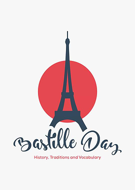 Bastille Day Eiffel Tower Graphic
