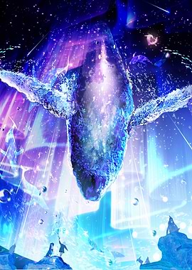 Cosmic Whale and Stargazers