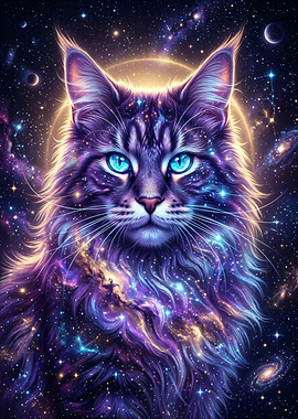 Cosmic Cat Portrait